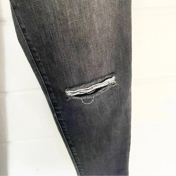 RSQ Girlfriend Gray Distressed Jeans Girls Size 12 - Picture 8 of 9